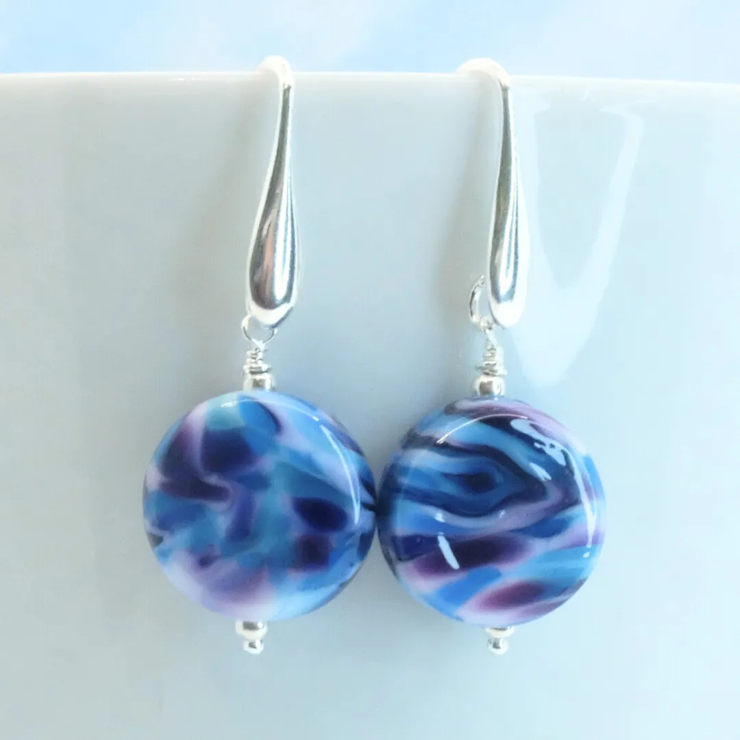 Twilight Swirls earrings