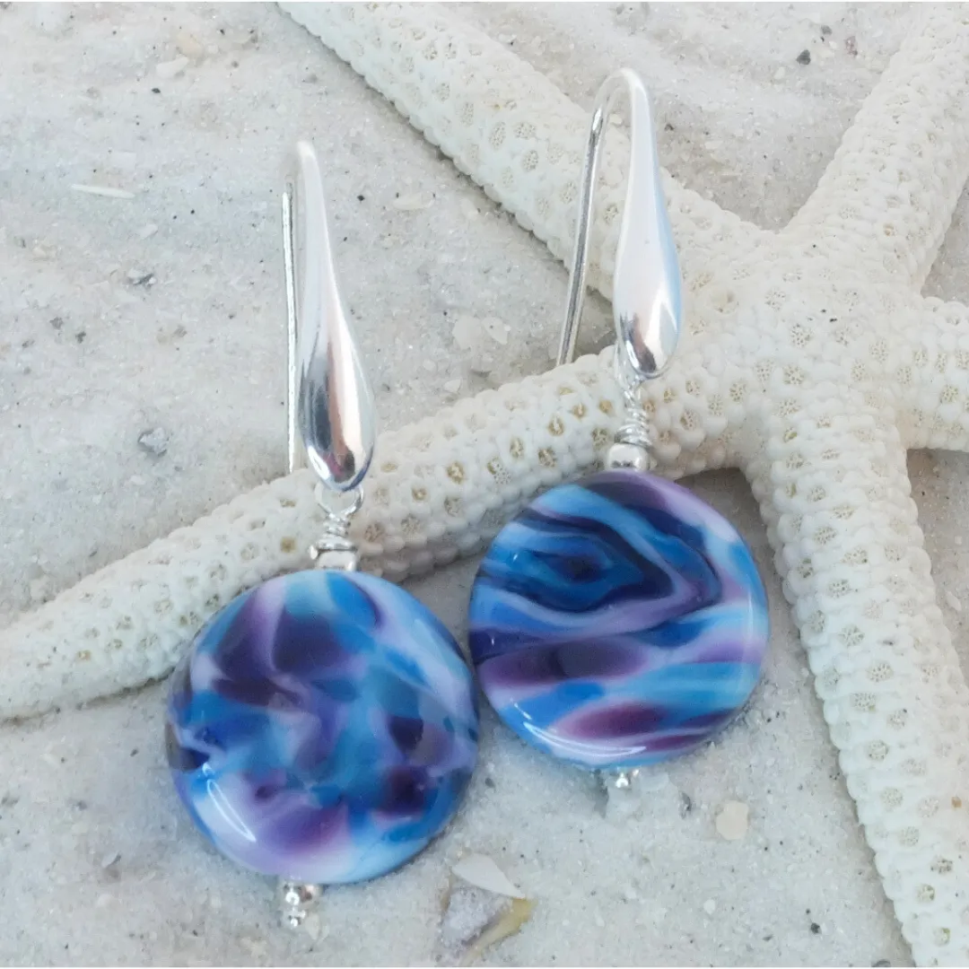 Twilight Swirls earrings