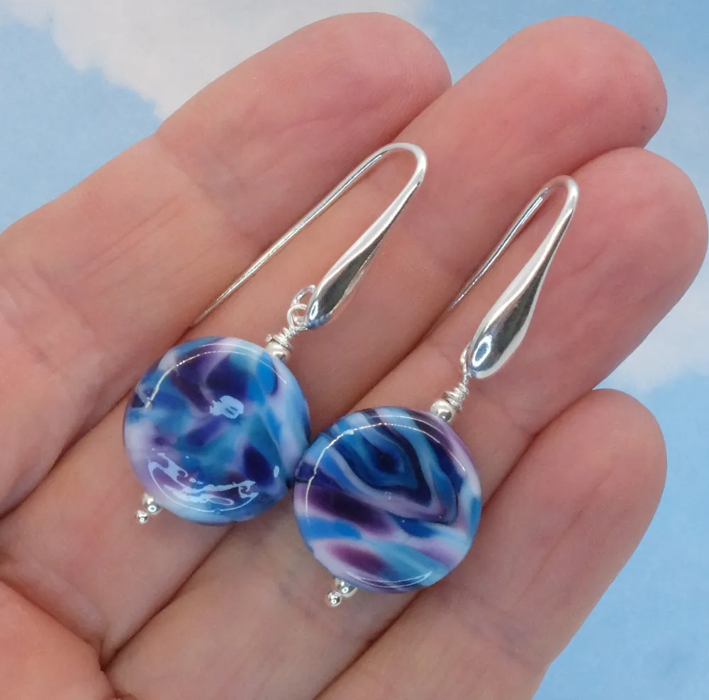 Twilight Swirls earrings