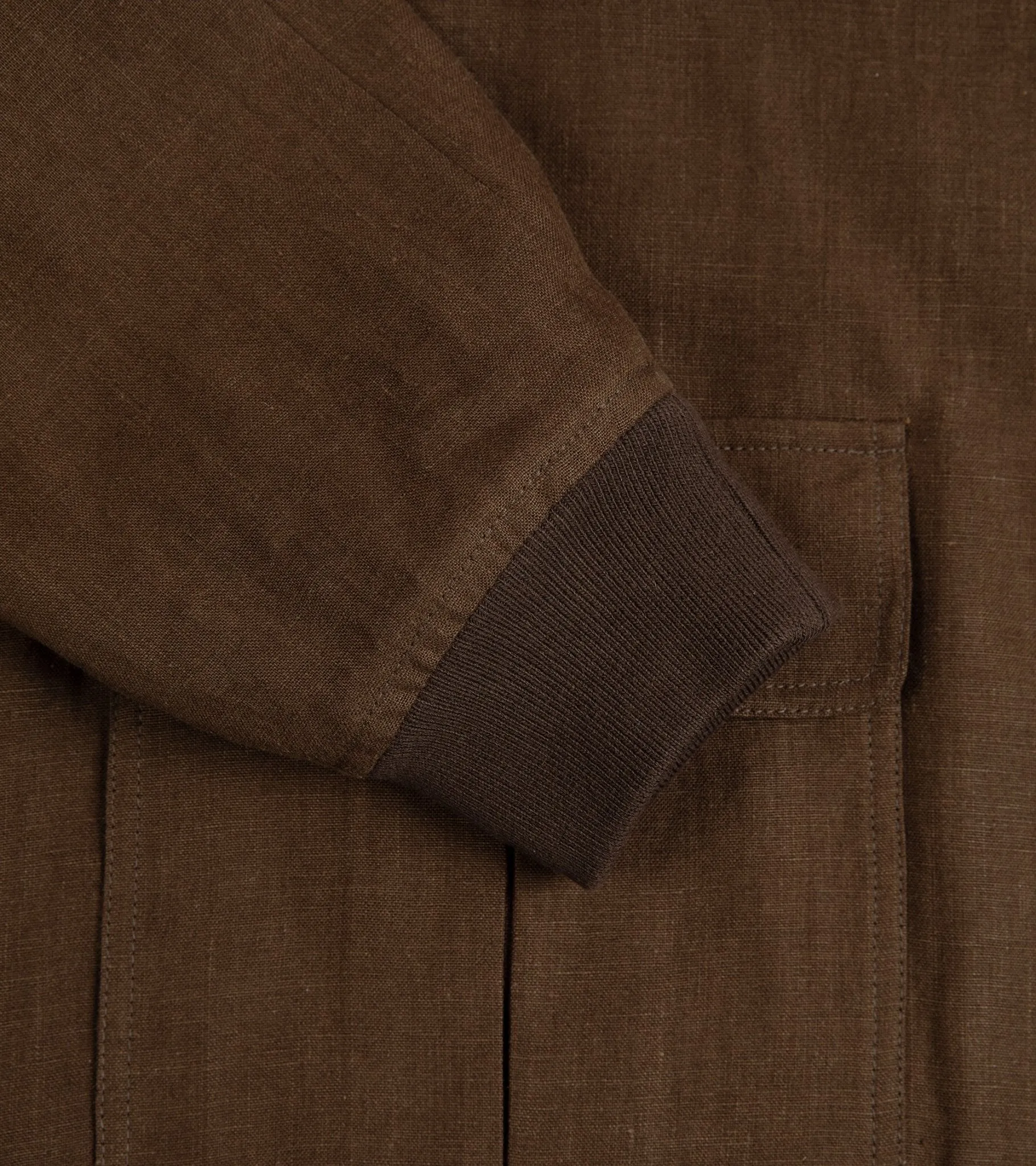 Valstar Linen Valstarino Jacket: Brown