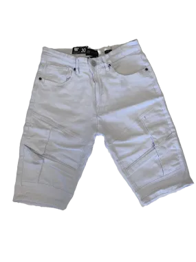 Waimea White Jean Shorts