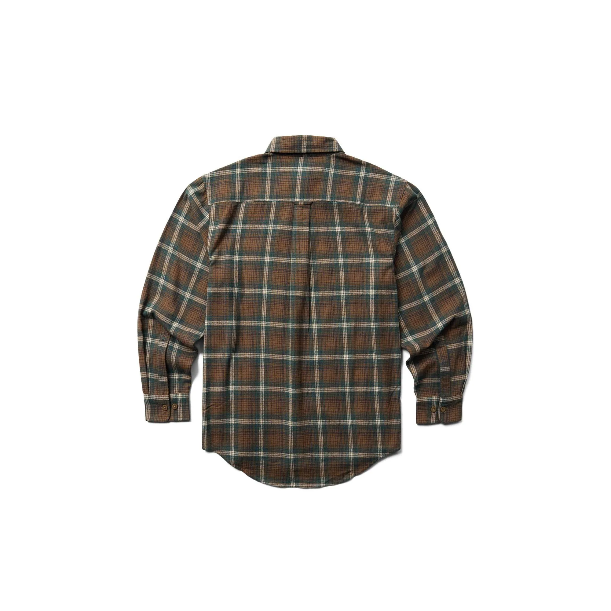 Wolverine Rivet Flannel Work Shirt Chestnut Plaid