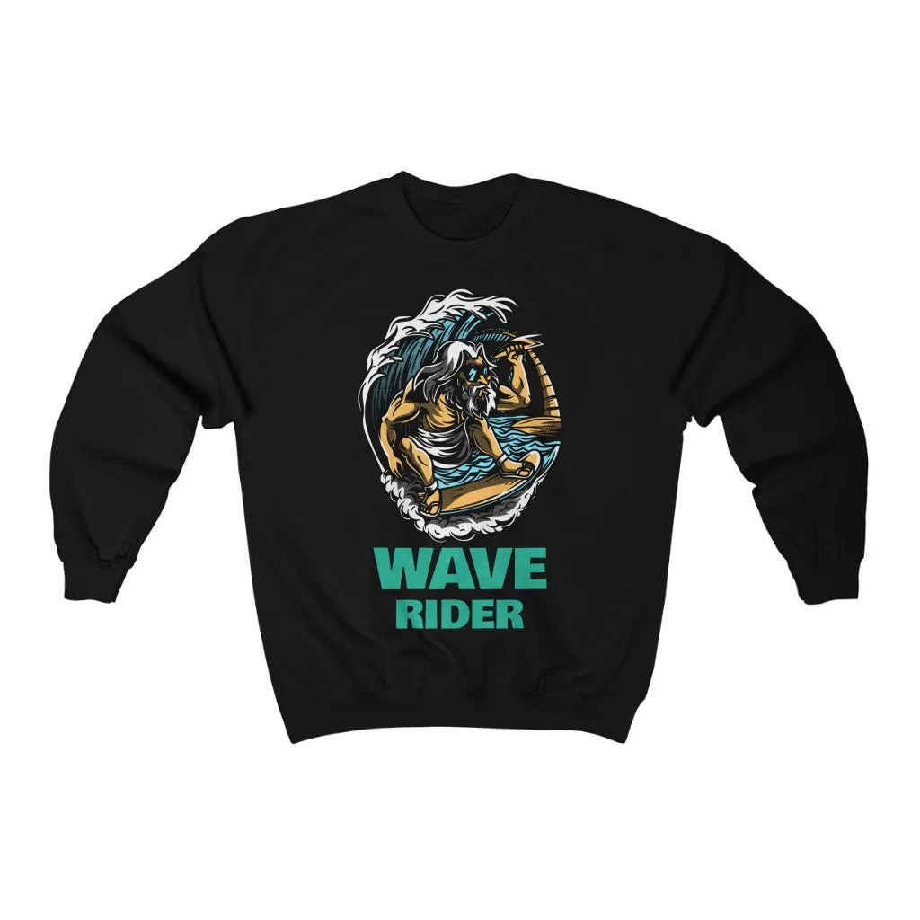 Zeus Surfer HD Crewneck Sweatshirt